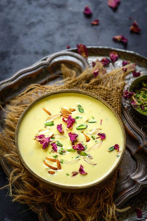 Paneer Kheer is an Indian dessert made using crumbled fresh paneer or chenna. It is easy to make tastes delicious. Here is how to make Paneer Kheer Recipe. #paneerRecipes #PaneerKheer #IndianSweets #IndianDesserts Masala Milk Recipe, Holi Recipes, How To Make Paneer, Kheer Recipe, Indian Dessert, Appetizer Ideas, Keto Friendly Desserts, Paneer Recipes, Indian Sweet