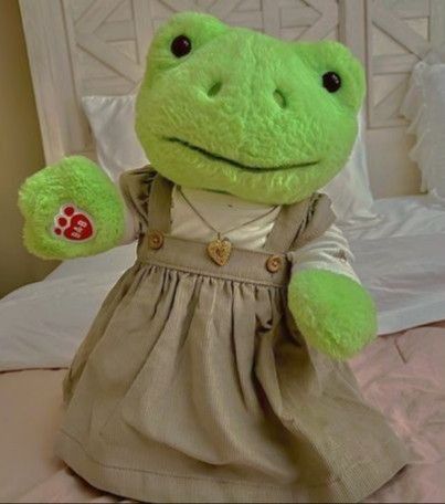 Preppy Build A Bear, Build A Bear Outfit Ideas, Build A Bear Diy, Build A Bear Frog Outfit Ideas, Build A Bear Outfits Aesthetic, Bild A Bear Frog, Build A Bear Frog Names, Froggy Build A Bear, Build A Bear Frog Outfits