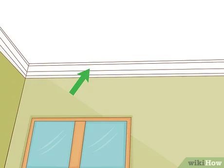 3 Ways to Make a Ceiling Look Higher - wikiHow How To Make Short Ceilings Look Taller, How To Make Low Ceilings Look Higher, How To Make Ceilings Look Higher, Make Ceilings Look Higher, Livibg Room, Short Hallway, Hallway Ceiling, Den Ideas, Construction Firm