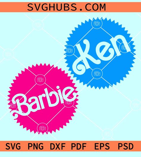 Barbie Ken SVG, Ken clipart, Barbie and Ken svg, ken doll svg, Ken Barbie svg Barbie And Ken Cupcakes, Barbie And Ken Party Decorations, Barbie And Ken Art, Barbie Ken Party, Barbie Dance, Barbie Svg, Barbie Cupcakes, Diy Party Games, Barbie Party Decorations