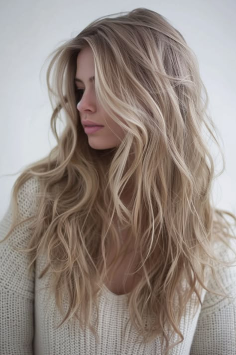 46  Creative Ash Blonde Hair Ideas for a Daring New You Ash Sandy Blonde Hair, Soft Ashy Blonde Hair, Ashy Dark Blonde Hair With Highlights, Balayage On Blonde Hair Natural, Low Maintenance Ash Blonde Hair, Cool Ash Blonde Highlights, Ash Balayage Hair, Light Ashy Blonde Hair, Dusty Blonde Hair