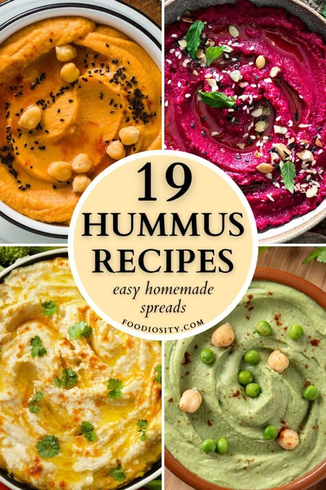 Homemade Spreads, Classic Hummus Recipe, Hummus Flavors, Best Hummus Recipe, Spicy Hummus, Hummus Recipes, Easy Hummus Recipe, Hummus Recipe Homemade, Hummus Dip