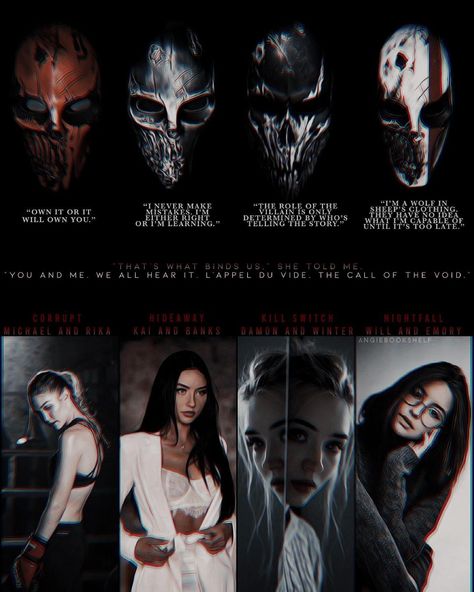 Devils Night Book Series, Corrupt Penelope Douglas Pages, Devils Night Characters, Devils Night Series Tattoo, Devils Night Series Fanart, Devil Night Series, Devils Night Series Aesthetic, Penelope Douglas Devils Night, The Devils Night Series