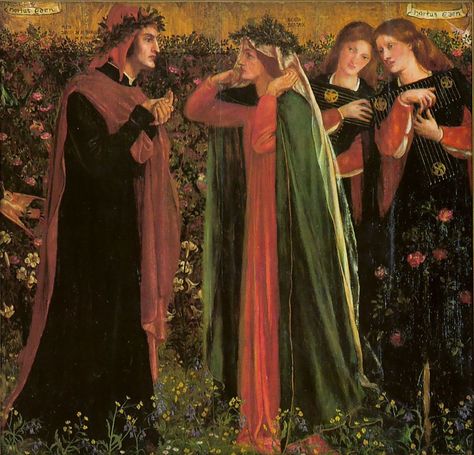 DANTE GABRIEL ROSSETTI… BREVE BIO… E LA CORRENTE PRERAFFAELLITA Beatrice Dante, Elizabeth Siddal, Gabriels Inferno, Gabriel Rossetti, Pre Raphaelite Brotherhood, Pre Raphaelite Art, Edward Burne Jones, Dante Gabriel Rossetti, John Everett Millais