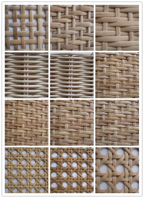 Cane Webbing, Basket Weaving Diy, Basket Weaving Patterns, Rattan Cane, Cane Furniture, Woven Furniture, Bamboo House, Bamboo Crafts, Diy Weaving