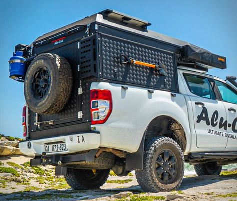 Alu Cab Canopy Camper, Roof Rack Tent, Hilux Camper, Truck Camper Shells, Work Van, Off Road Camper Trailer, Off Road Camping, Jeep Camping, Camper Shells