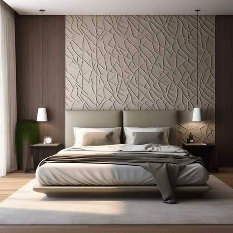 Elegant bedroom design ✨️✨️👌 . . . . . . #bedroomdecor #bedroomdesign #bedroominterior #bedroomdecoration #homedesignsdworld #reeelitfeelit #bedroomgoals #interiordecoratingideas #explorepage #interiordesign #interior #beforeandafter #homedecor Pvc Wall Design, Pvc Wall Panels Bedroom, Bedroom Designs India, Wall Panel Designs, Kitchen Wall Tiles Design, Wpc Wall Panel, Elegant Bedroom Design, Contemporary Bedrooms, Wall Panels Bedroom