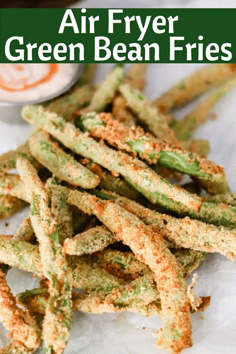 10 Easy Air Fryer Recipes Round Up - Nikki's Plate Blog Green Beans In Air Fryer, Beans In Air Fryer, Green Bean Fries, Ways To Cook Asparagus, Crispy Green Beans, Baked Green Beans, Air Fryer Recipes Breakfast, Asparagus Recipes Baked, Fried Green Beans