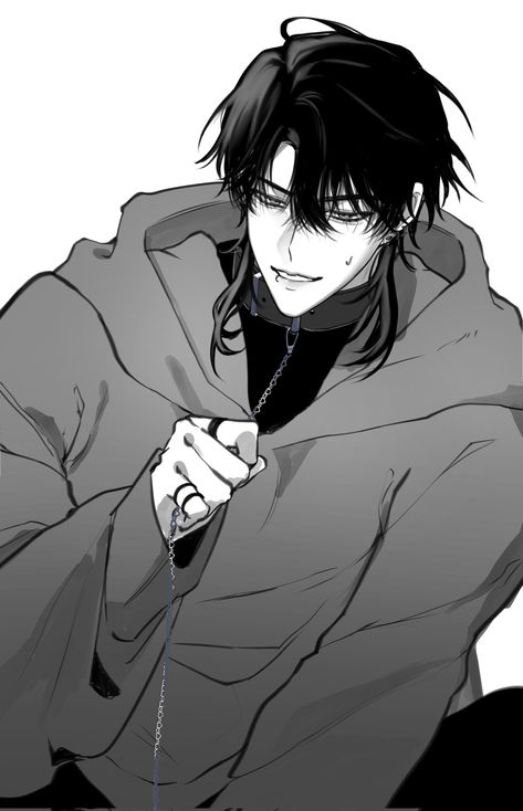 Anime Guy Pfp Cute, Black Haired Oc Male, Black Hair Guy Art, Black Haired Anime Guy, Boy Pfp Drawing, Anime Male Pfp, Black Hair Anime Guy, Arte Zombie, Anime Black Hair