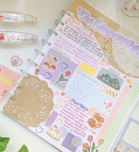 Kawaii Journal Ideas, Bullet Journal Notes, Bulletin Journal Ideas, Bullet Journal Aesthetic, Bullet Journal Diy, Bullet Journal Design Ideas, Diary Ideas, Bullet Journal Themes, Bullet Journal Writing