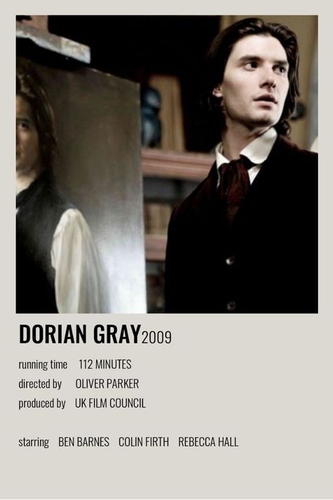 The Picture Of Dorian Gray Movie, Picture Of Dorian Gray Poster, Dorian Gray Poster, Gray Poster, Polaroid Movie Poster, The Picture Of Dorian Gray, Picture Of Dorian Gray, Rebecca Hall, Polaroid Posters