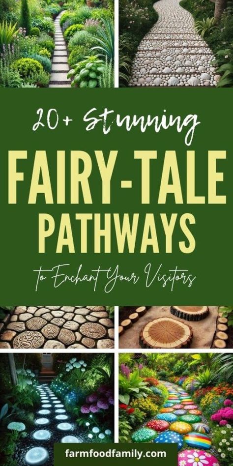 Whimsical Pathway, Pathways Ideas Walkways, Whimsical Garden Ideas, Garden Walkway Ideas, Whimsical Backyard, Woodland Path, Balcony Style, Pathway Ideas, Path Edging