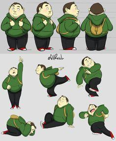 cute fat boy fashion - Yahoo Image Search Results Fat Character Design, Fat Cartoon Characters, Fat Cartoon, Nerdy Kid, Fat Character, Childrens Book Characters, رسم كاريكاتير, Character Turnaround, Design Sheet