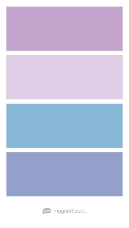 Lilac, Lavender, Dusk, and Periwinkle Wedding Color Palette - custom color… Wedding Colors Palette, Periwinkle Wedding, Sage Wedding Colors, Purple Nursery Girl, Charcoal Wedding, Silver Color Palette, Palette Summer, Teal Wedding Colors