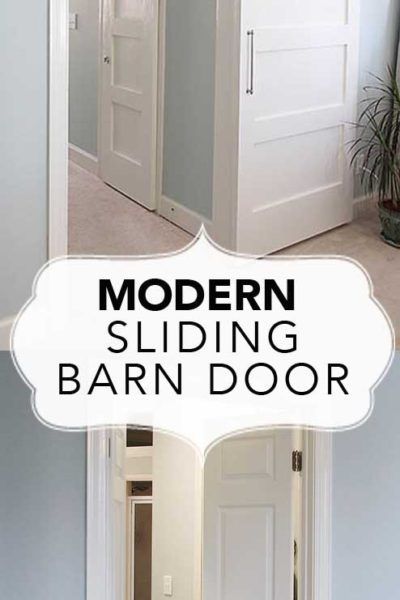 Bedroom Closet Doors, Modern Sliding Barn Door, Diy Sliding Door, Closet Diy, Trendy Door, Barn Door Closet, Modern Sliding Doors, Diy Sliding Barn Door, Modern Barn Door