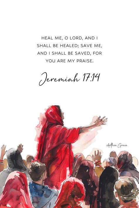 Anthea Grace (@anthea_grace) on X Jeremiah 17:14, Aw Tozer, God Power, Bible Verse Background, Jesus Artwork, Job Advice, Bible Journal Notes, Christ Quotes, Christian Verses