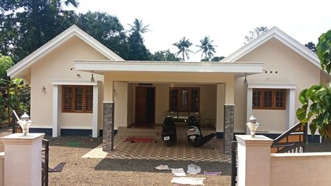 Semi Open Kitchen, Barn Dominium, Clay Roof Tiles, Low Cost Housing, Clay Roofs, Kerala House Design, Simple House Design, Kerala Houses, Dormer Windows