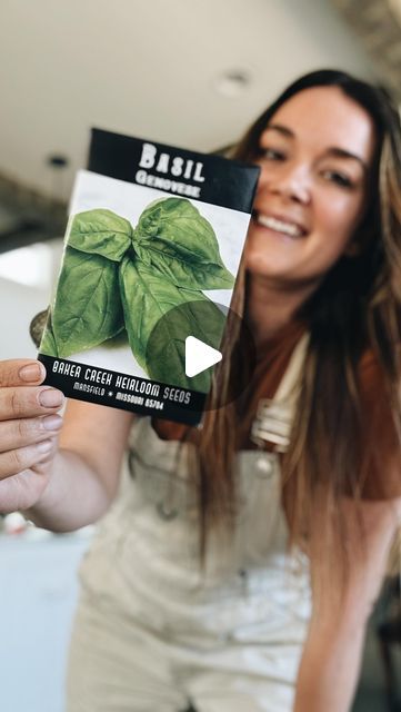 Annette Thurmon | Country Living & Homesteading on Instagram: "I planted 1 seed and it gave me basil for a whole year. Don’t forget to plant the seed friend ❤️

If you did not know Basil can be kept Indoor during winter and will continue growing. 

You can propagate it and make many new plants from just 1 plant. How cool is that?? 

My favorite variety of Basil? Genovese Basil from @bakercreekseeds" Genovese Basil, Grow Basil, Heirloom Seeds, Planting Vegetables, Vegetable Gardening, Country Living, How To Grow, Vegetable Garden, Basil