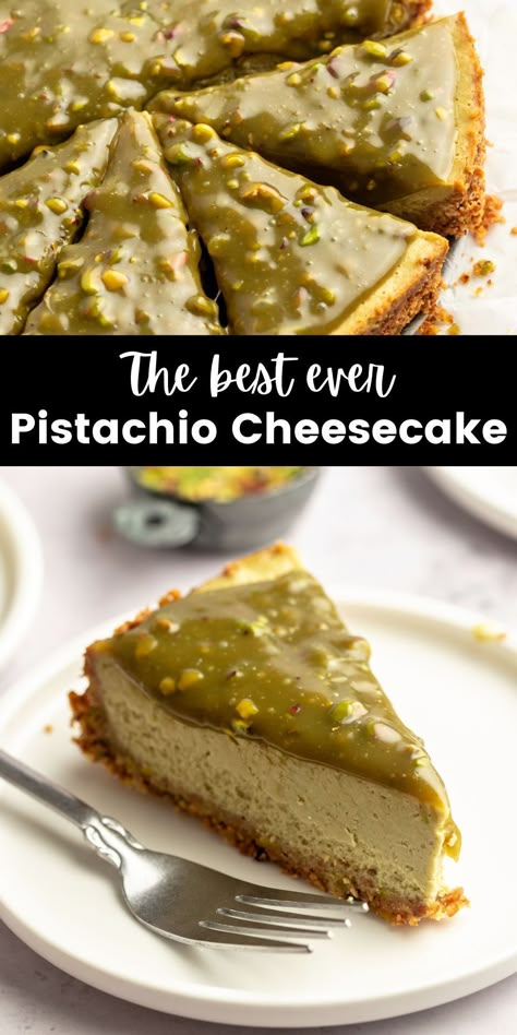 Italian Pistachio Cheesecake, Strawberry And Pistachio Cake, Pistachio Pudding Cheesecake, Luscious Lemon Lime Cherry Pistachio Cheesecake, Cheesecake Recipes Pistachio, Pistachio Cream Cheesecake, Vegan Pistachio Cheesecake, White Chocolate Pistachio Cheesecake, Pistachio Creme Recipes