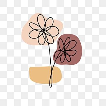 Flores Aesthetic Png, Stickers Png Aesthetic, Flower Drawing Minimalist, Aesthetic Clipart, Alice In Wonderland Clipart, Rose Line Art, Minimalist Pastel, Flower Line Art, Drawing Minimalist