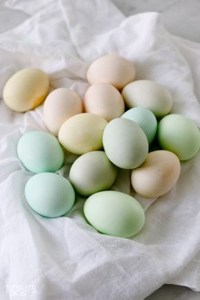 Egg Dye With Food Coloring, Dye Eggs With Food Coloring, How To Dye Eggs, Dye Eggs, Pastel Easter Eggs, Colored Eggs, Here Comes Peter Cottontail, Egg Dye, Easter 2021