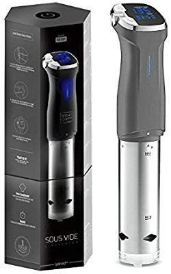 Amazon.com: Kitchen Gizmo Sous Vide Immersion Circulator - Cook with Precision, 800 Watt Grey Circulator Stick with Touchscreen Control Panel and Safety Feature - Bonus Recipe Book Included: Kitchen & Dining Joule Sous Vide, Steak Cooking, Sous Vide Machine, Halibut Recipes, Kitchen Technology, Sous Vide Cooking, Medium Rare, White Fish, Canned Heat