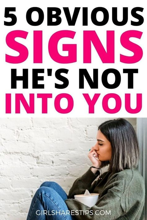 5 Obvious Signs He's Not Into You Check out the Link for More Information on Healthy Relationships. How To Know A Guy Like You, How To Get The Guy You Like, Signs He's Not Into You, How To Tell If A Guy Likes You Signs Tik Tok, Signs Hes Not Into You Anymore, How To Ask A Guy If He Likes You, How To Stop Obsessing Over A Guy, How To Say I Like You Without Saying It, How To Make Him Like You Over Text