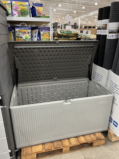 Costco sells this Suncast Deck Box for $119.99. These deck boxes are an amazing way to free up space inside the house. We own 2 of these. I purchased the Lifetime Deck Box that Costco sold last year & I purchased the Keter Deck Box that Sam's Club sold last year. They were both $99.99 at the time, so the price has increased 20%. Click here for more...... https://costcofan.com/costco-suncast-deck-box/ Outdoor Box, Deck Boxes, Lake Trip, Deck Box, Sam's Club, Cadillac Escalade, Storage Items, Sky Photography, Outdoor Storage