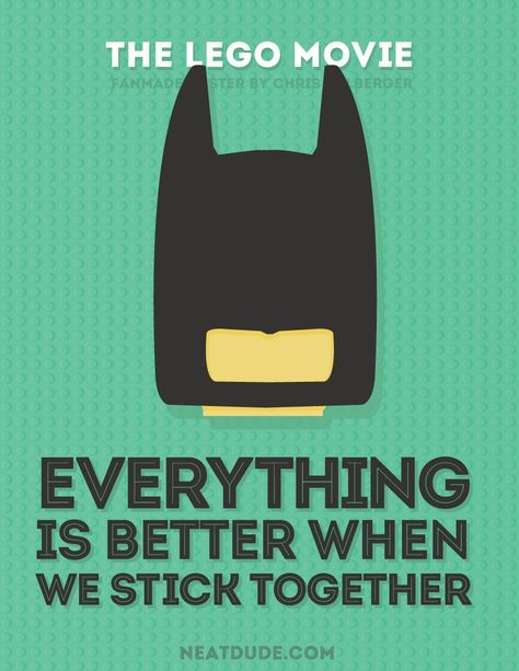 These Minimalist Posters Will Make You Love 'The Lego Movie' Even More Lego Sayings, Lego Batman Quotes, Lego Movie Quotes, Lego Quotes, Buddy Quotes, Lego Classroom Theme, Digital Strategist, Lego Movie Party, Lego Film