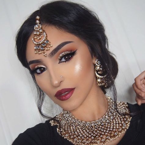 Asian Wedding Makeup, Indian Wedding Makeup, Asian Bridal Makeup, Pakistani Bridal Makeup, Brunette Makeup, Bridal Makeup Natural, Bridal Makeup Wedding, Makeup Bridal, Braut Make-up