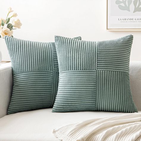 Teal and gray bedroom