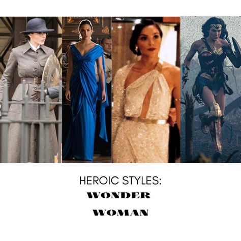 Heroic Styles: Wonder Woman Wonder Woman Outfit Casual, Wonder Woman Fashion, Wonder Woman Casual Outfit, Wonder Woman Inspired Outfits, Wonder Woman Dress, Wonder Woman Outfit, Wonder Woman Movie, Blue Dress Formal