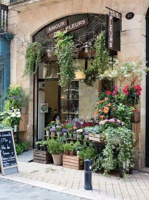 Flower Shop Exterior Design, German Flower, Flower Shop Interiors, Cafe Exterior, Creative Shop, Lover Girl, Flower Shops, Flower Company, Flower Store