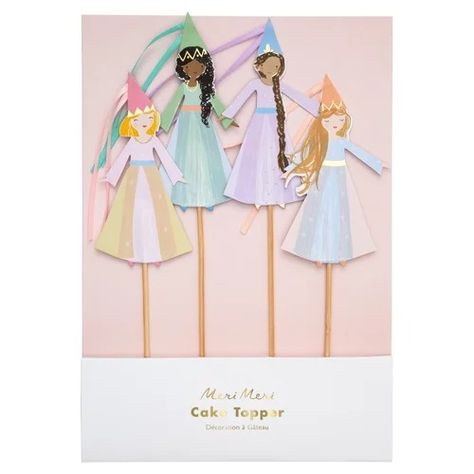 Meri Meri : Page 8 : Target Magical Princess, Princess Party Decorations, Meri Meri, Princess Cake, Party Plates, Party Cake, Princess Party, Party Cakes, Cake Toppers