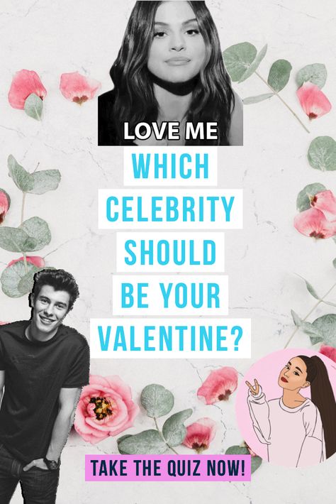 Valentine’s Day is almost here, which means there’s no better time to take a deep, hard long look at which celebrity pop star you’re meant to be with. Take the quiz now! #quiz #celeb #valentine #valentinesday Boyfriend Test, Celebrity Boyfriend, Humorous Quotes, Love Of Your Life, Valentine's Day Crafts, Fascinating Facts, Love Dating, Quotes About Love, Valentine Day Crafts