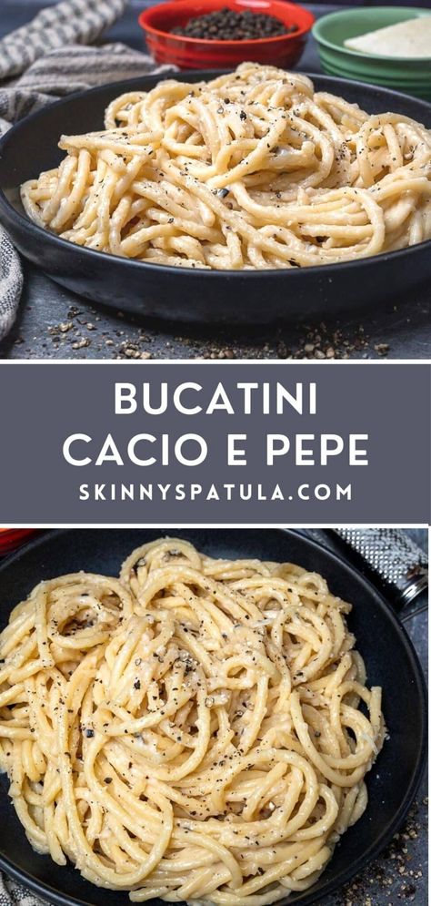 Homemade Bucatini Pasta, Creamy Bucatini Recipes, Chicken Bucatini Recipes, Bucatini Recipes Simple, Easy Bucatini Recipes, Buccatelli Pasta, Capellini Pasta Recipes, Bucatini Pasta Recipes, Traditional Italian Pasta Recipes