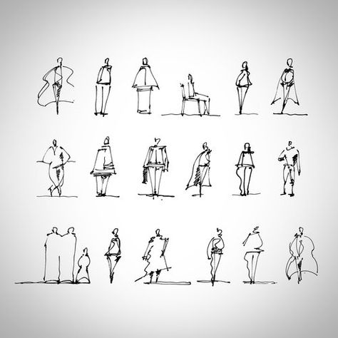 BLOG — Sketch Like an Architect Crowd People Drawing, Sketches Of People Human Figures, Human Figure Architecture, Architecture People Figures, Urban Sketching Beginner, Mini Sketches, Sketchbook Architecture, Human Sketch, Perspective Sketch