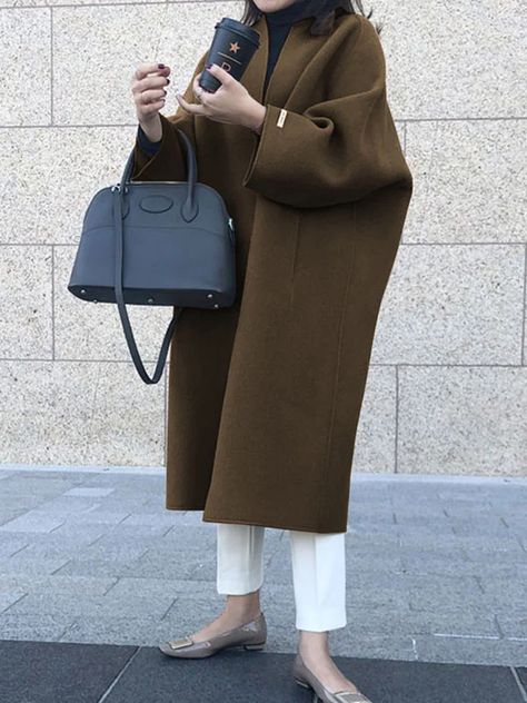 Camel coat outfit