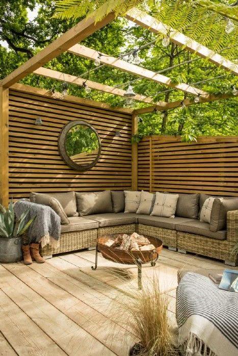 Getting Your Outdoor Space Ready for Summer - The Social Kitchen Outdoor Patio Ideas Backyards, Patio Decorations, Bohemian Patio, Garden Seating Area, Boho Patio, Backyard Seating, Patio Garden Design, Backyard Pergola, Walled Garden