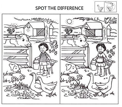 Spot the difference puzzle | Shelveit Spot The Difference Hard, Find 10 Differences, Spot The Difference Printable, Spot The Difference Kids, Find The Difference Pictures, Spot The Difference Puzzle, Spot The Difference Games, Find The Difference, Spot The Difference