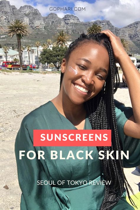 These sunscreens leave no white cast on black skin! #sunscreen #melaninskincare #melaninskin No White Cast Sunscreen, Spf Cream, Mecca Cosmetica, Melanin Skin, Japanese Skincare, Physical Sunscreen, Chemical Sunscreen, Best Sunscreens, Sunscreen Moisturizer