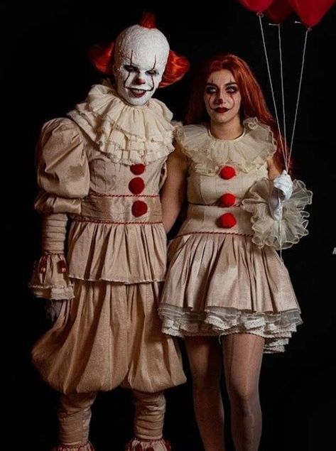 Halloween Costumes Spooky Scary, Halloween Costumes It Clown, Penniwyse Costume, Diy Scary Clown Costume Men, Penny Wise Couple Costume, Halloween Costume Men Scary, Diy Scary Clown Costume, It Costume Women, It Costume Clown Women