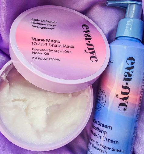 Say goodbye to frizzy, dryness, and hello to healthy, shiny hair with @evahairnyc! Now available at your local @walmart 🛒 💜 Experience the magic with the Mane Magic 10-in-1 Shine Mask🌈✨️ With 10 incredible benefits, this hair mask offers deep hydration, aids in repairing damage, and revives dull, lifeless hair with a luminous shine. Its Argan Oil-infused formula leaves your hair manageable, soft, and smooth, ensuring a mirror-like shine while reducing breakage. The best part? She smells DIVI... Mane Magic, Healthy Shiny Hair, Lifeless Hair, Neem Oil, Saying Goodbye, Shiny Hair, Argan Oil, Hair Mask, Say Goodbye