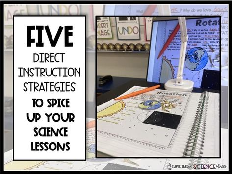 No teacher wants to hear they're boring, so use a variety of direct instruction strategies in your middle school science classroom to... Teaching Middle School Science, Middle School Science Classroom, Middle School Science Teacher, Direct Instruction, 4th Grade Science, Inquiry Based Learning, Future Teacher, Middle School Classroom, Teaching Practices