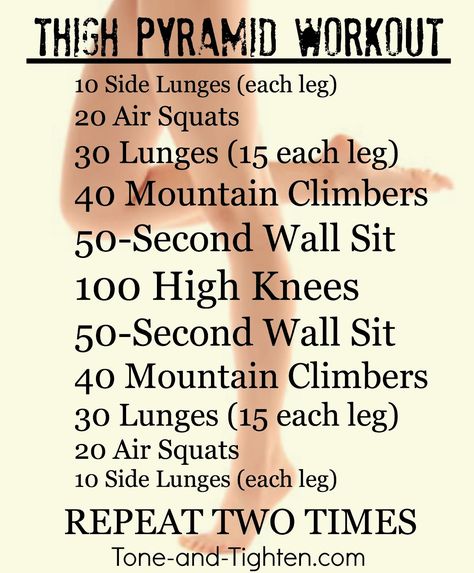 This totally works! Killer leg workout from www.Tone-and-Tighten.com Inner Leg Workout, Killer Leg Workouts, Pyramid Workout, At Home Abs, Weekly Workout Plans, Killer Legs, Ab Workout At Home, Weekly Workout, Lower Body Workout