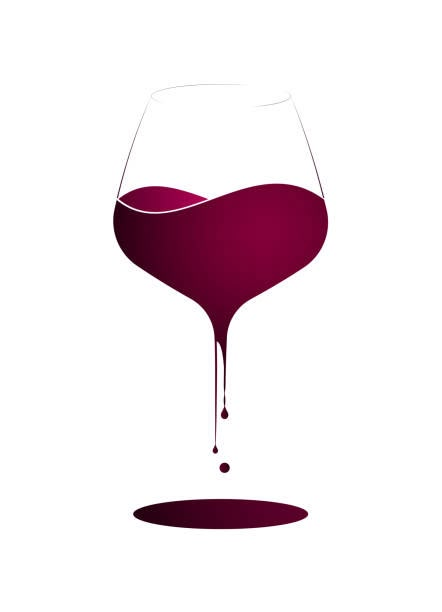 Wine Logo Design Ideas, Wine Glass Graphic, Wine Drawing, Wine Logo Design, Wine Vector, Wine Glass Illustration, Wine Bar Design, Wine Glass Drawing, Wine Presentation