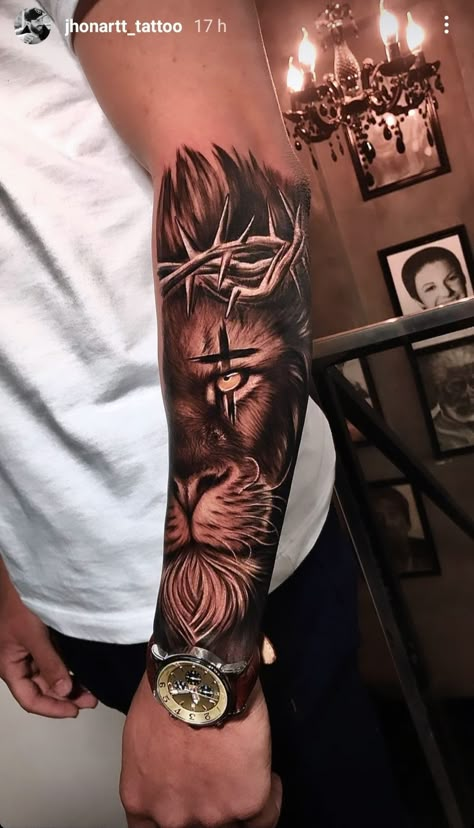 Mens Forearm Tattoos Sleeve, Left Hand Tattoo, Arm Cover Up Tattoos, Lion Shoulder Tattoo, Aztec Tattoos Sleeve, Full Hand Tattoo, Arm Sleeve Tattoos For Women, Animal Sleeve Tattoo, Black Tattoo Cover Up