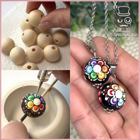 Mandala Gift Ideas, Mandala Jewelry, Rainbow Mandala, Diy Rock Art, Mandala Rock Art, Stone Art Painting, Rock Painting Patterns, Dot Mandala, Mandala Dots