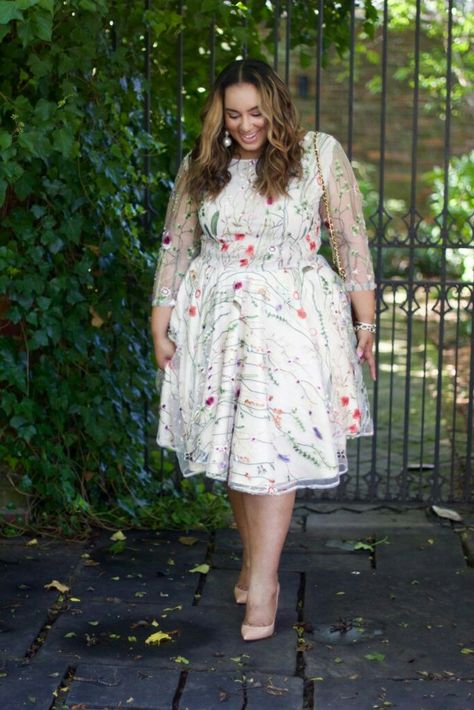 Garden Party Outfit, Civil Wedding Dresses, Wedding Guest Style, Plus Size Outfit, Full Figure Fashion, Garden Party Dress, Civil Wedding, Wedding Dresses Plus Size, Western Outfits