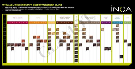 Hair colour LOREAL INOA 8gr | glamot.com Loreal Hair Color Chart, Loreal Inoa, Loreal Hair Color, Hair Color Chart, Hair Colour, Color Chart, Diy Hairstyles, Bar Chart, Hair Color